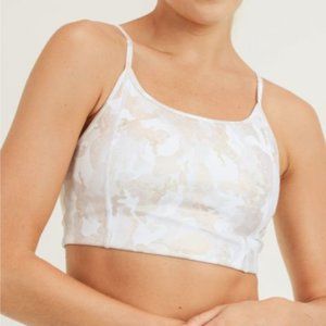 Camo Gold Foil Sports Bra